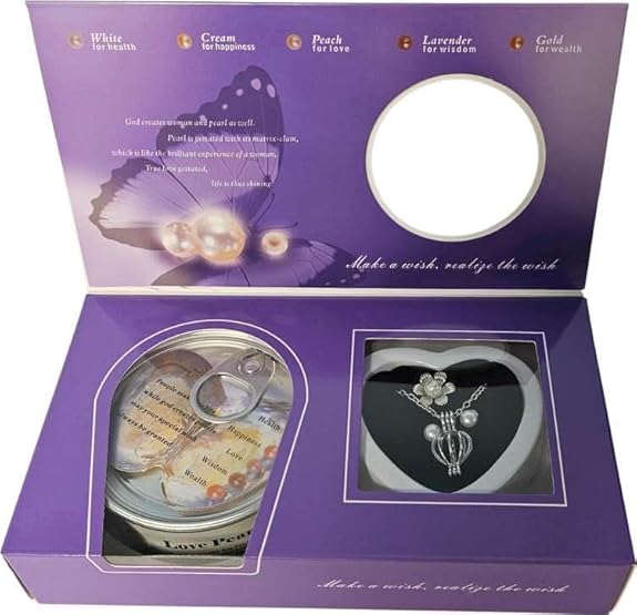 Zivia Silver Hidden Pearl Love Pendant Gift Box