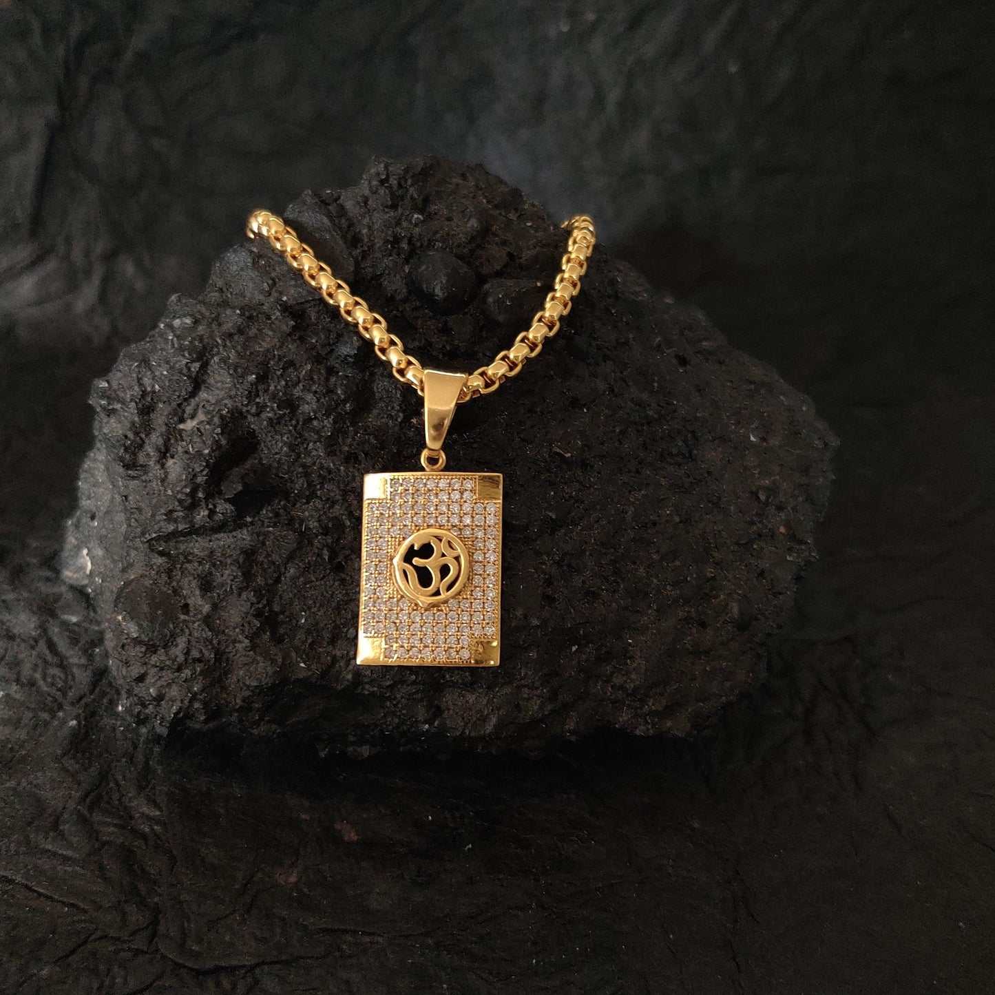 OM Shakti Pendant with chain