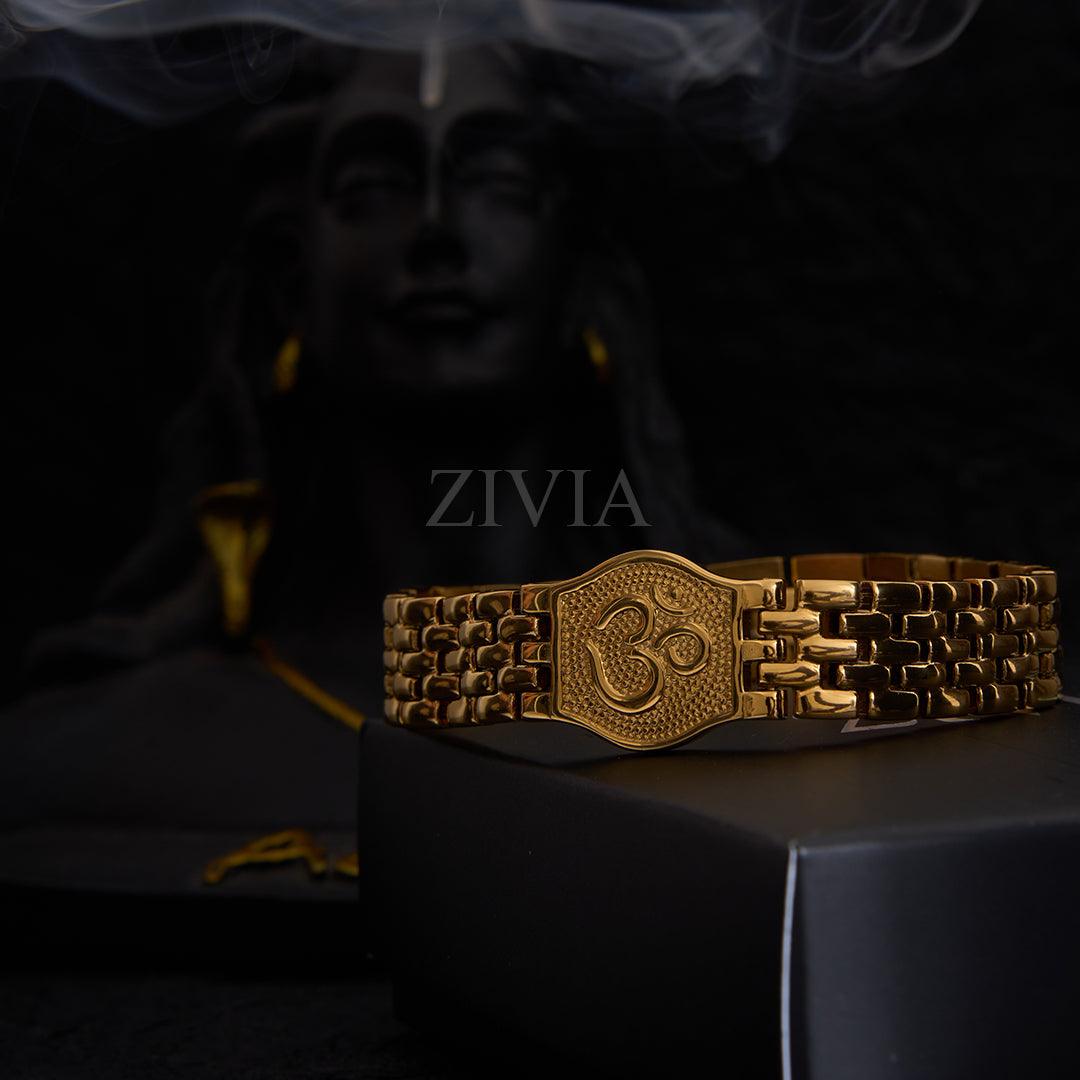 18k OM legacy bracelet with Triple gold plating