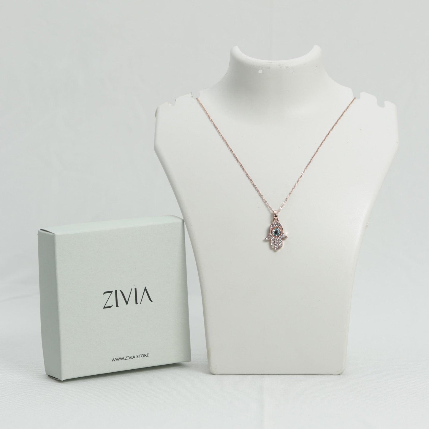 Hamsa turquoise Necklace