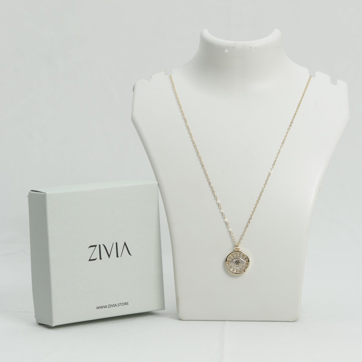 Avasa Evil Eye Diamond Necklace