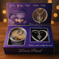 Zivia Silver Hidden Pearl Love Pendant Gift Box