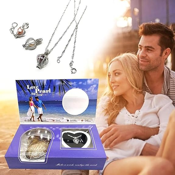 Zivia Silver Hidden Pearl Love Pendant Gift Box