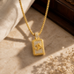 Zivia Aum Warrior pendant and chain with 24k Gold Plated