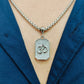 Zivia Silver Plated Aum Pendant with Chain