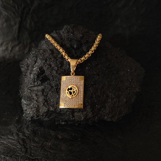 OM Shakti Pendant with chain