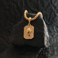 Zivia Gajanana Diamond Pendant and Chain with Gold Plated