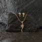 Zivia Cute Ganesha Pendant and Chain with Earrings