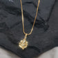 Zivia 18k Divya Ganesha pendant with Delicate gold plated chain
