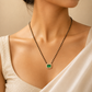 Zivia  Emerald Grace Mangalsutra 18k Gold Plated