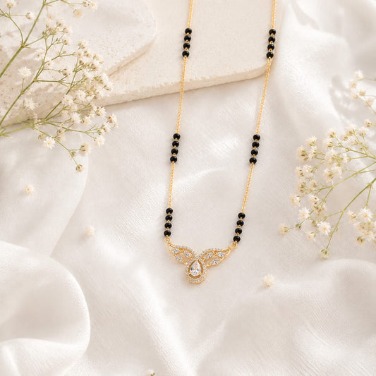 Zivia Eternal Heart Mangalsutra 18k Gold Plated
