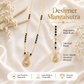 Zivia  Celeste Bow Mangalsutra 18k Gold Plated