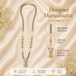 Zivia Azure Blossom Mangalsutra 18k Gold Plated