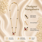 Zivia Crimson Grace Mangalsutra 18k Gold Plated