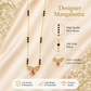 Zivia Ruby Aura  Mangalsutra 18k Gold Plated