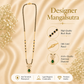 Zivia  Emerald Radiance Mangalsutra 18k Gold Plated