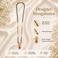 Zivia Ruby Blossom Mangalsutra 18k Gold Plated