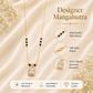 Zivia Regal Solitaire Mangalsutra 18k Gold Plated