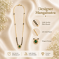 Zivia  Emerald Aura Mangalsutra 18k Gold Plated