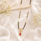 Zivia Ruby Blossom Mangalsutra 18k Gold Plated