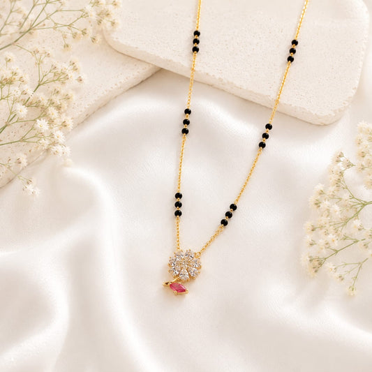 Zivia Royal Bloom  Mangalsutra 18k Gold Plated