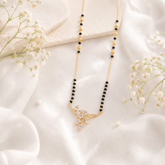 Zivia  Celestial  Vine Mangalsutra 18k Gold Plated