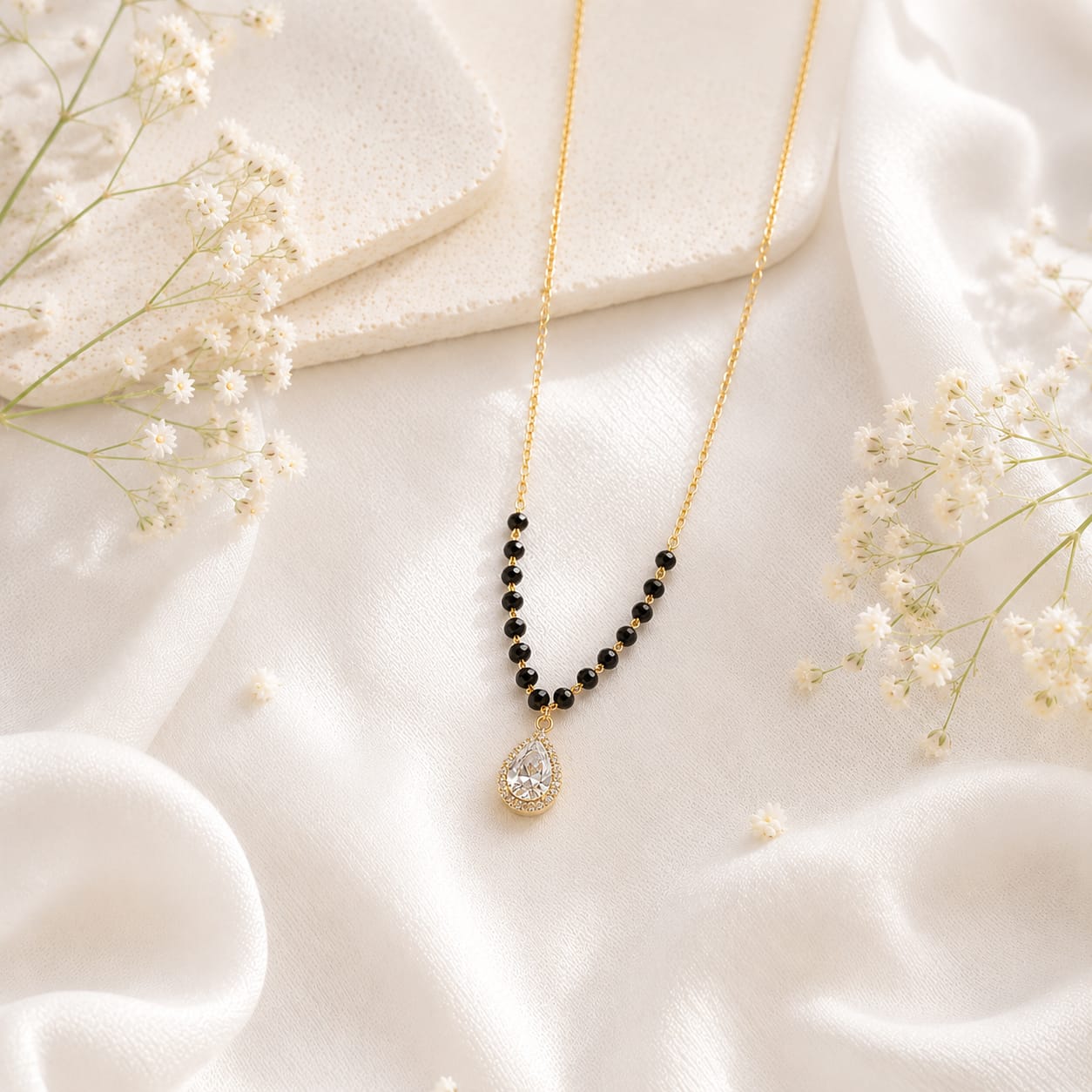 Zivia  Celestia  Aura  Mangalsutra 18k Gold Plated