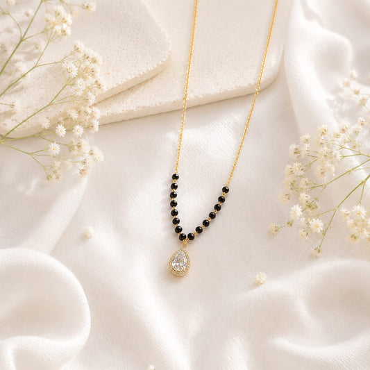 Zivia  Celestia  Aura  Mangalsutra 18k Gold Plated