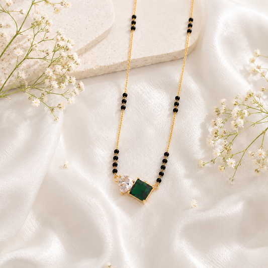 Zivia  Emera Luxe Mangalsutra 18k Gold Plated
