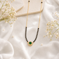 Zivia  Emerald Aura Mangalsutra 18k Gold Plated