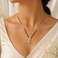 Zivia Azure Blossom Mangalsutra 18k Gold Plated