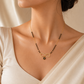 Zivia Infinity Blossom Mangalsutra 18k Gold Plated