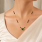 Zivia  Emerald Heart Royale Mangalsutra 18k Gold Plated