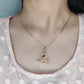 Zivia 18k Delicate Krishna Flute Pendant and chain