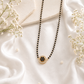 Zivia Midnight Bloom Mangalsutra 18k Gold Plated