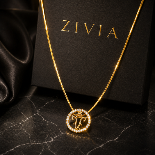 24k Gold Plated Divine Vinayak Ganesha Pendant and Italian Chain