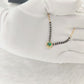Zivia  Emerald Aura Mangalsutra 18k Gold Plated
