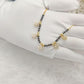 Zivia Snowflake Charm Mangalsutra 18k Gold Plated