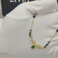 Zivia Angel Wings Mangalsutra 18k Gold Plated