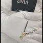 Zivia Azure Blossom Mangalsutra 18k Gold Plated