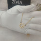 Zivia Lunara Bow Mangalsutra 18k Gold Plated