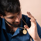 18k Trishul Om Pendant with Chain