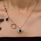 Layered Evil Eye Necklace