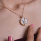 Gold Deer Galaxy Necklace