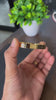 Load and play video in Gallery viewer, Carved Om 24k Gold Plated Bracelet