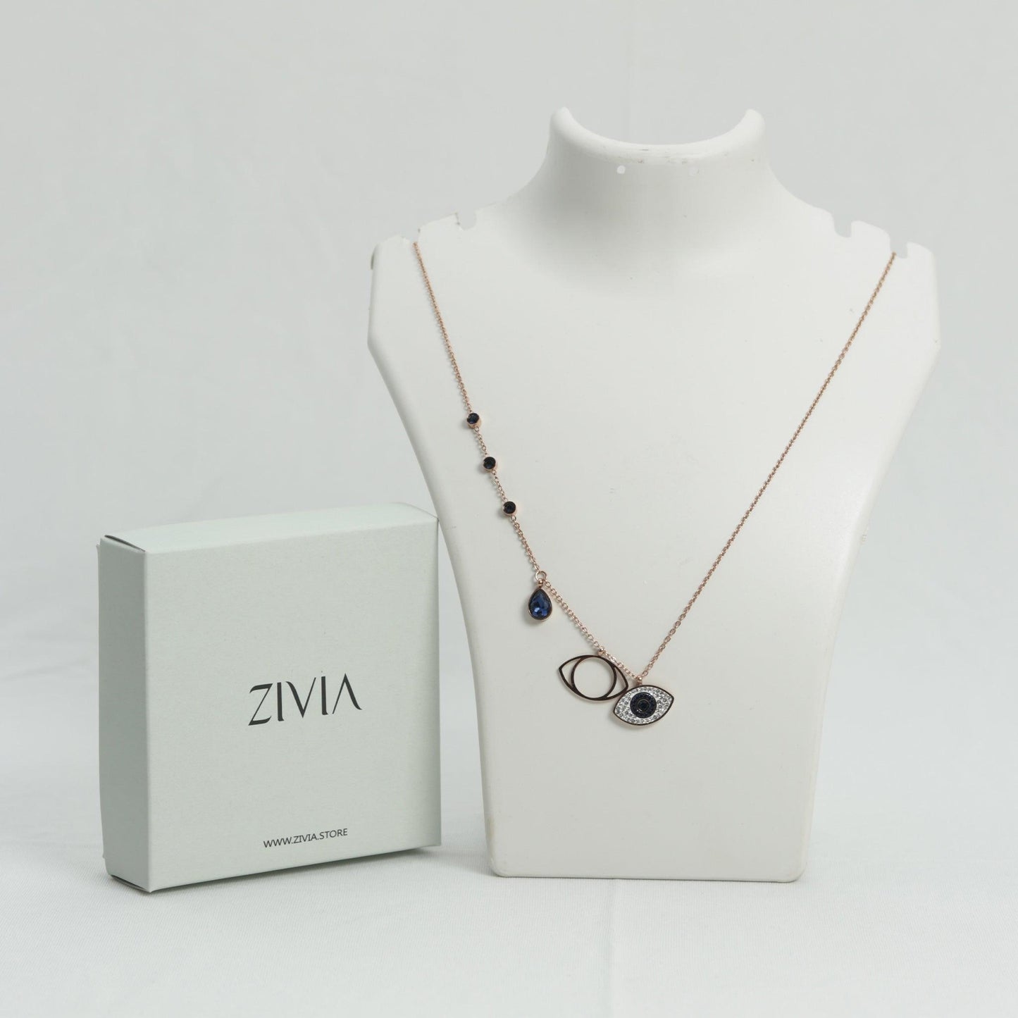 Layered Evil Eye Necklace